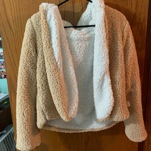 Reversible Teddy Sherpa Coat